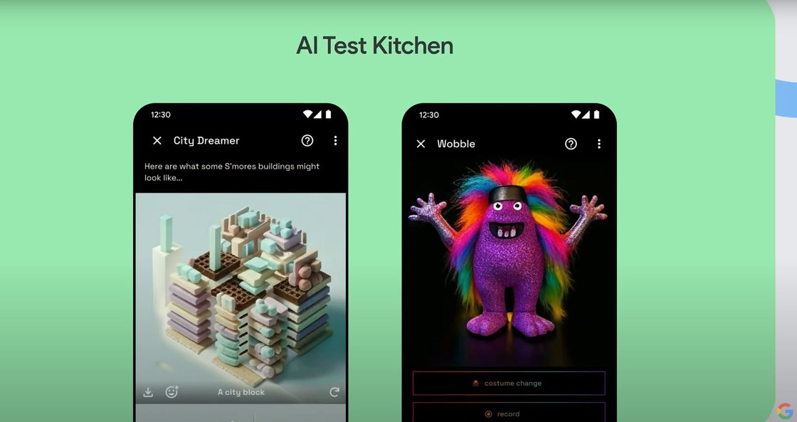 구글의 선도적 AI기술을 체험할 수 있는 AI test kitchen