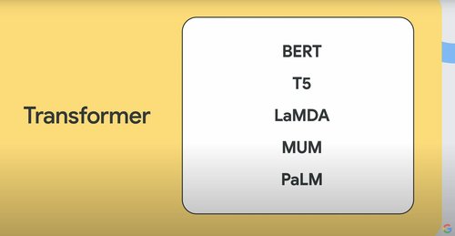 트랜스포머 모델 기반 언어모델 예시