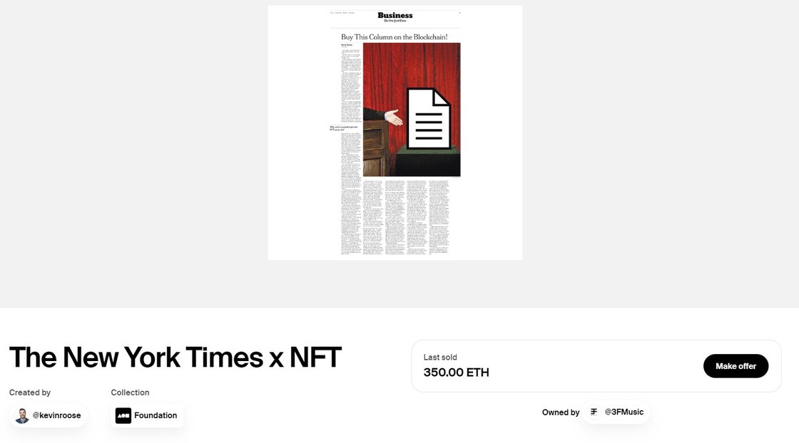 케빈 루즈 칼럼니스트의 기사 NFT