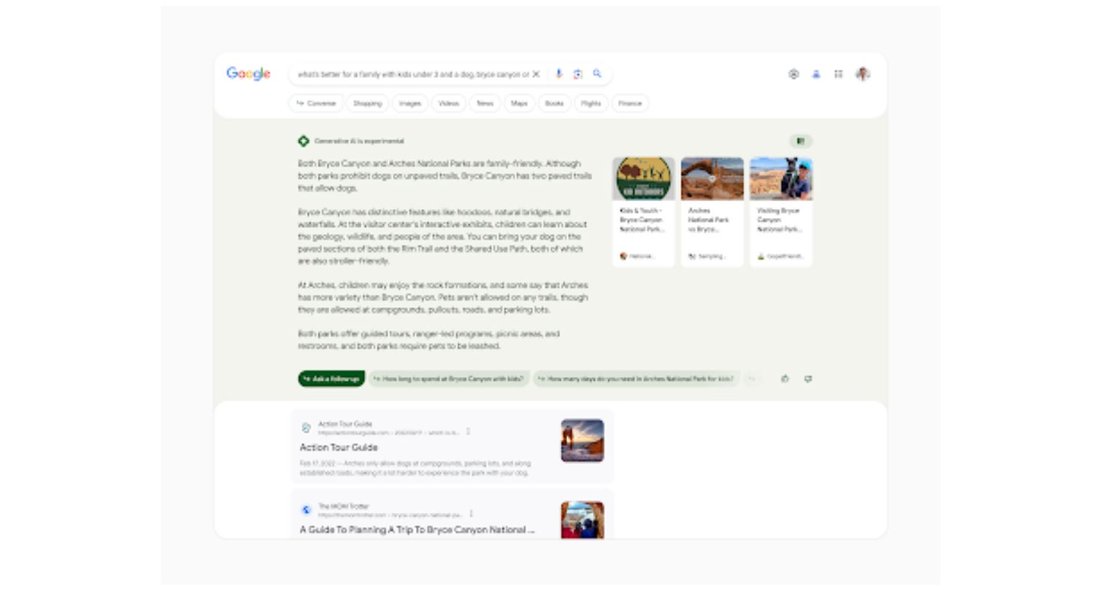 생성형 AI를 활용한 구글 검색 개선
