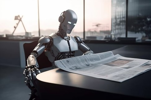 robot-laptop-digital-hand-paper-office-ai-document-artificial-technology-generative-ai